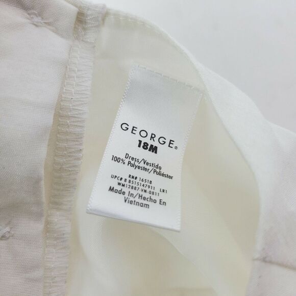 George Baby Girl's Sleeveless Tulle Easter Dress‎ 18M Tan Church Party - Picture 5 of 5